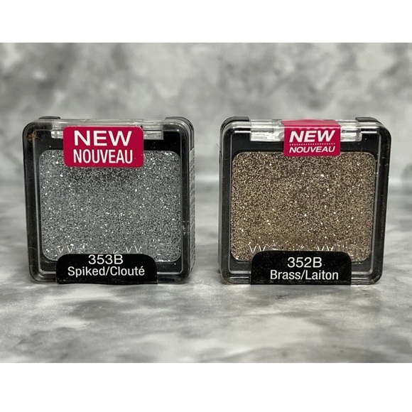 Wet n Wild Coloricon Eye Shadow 353B Spiked & 352B Brass - Picture 1 of 3